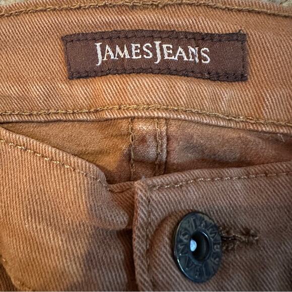 James Jeans James Twiggy Tan Low Rise Skinny Jeans Sz 26 - Picture 6 of 11